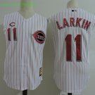 11 Barry Larkin Stitched Baseball Jersey Color while 1