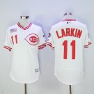 11 Barry Larkin Stitched Baseball Jersey Color while 3