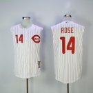 14 Pete Rose Stitched Baseball Jersey Color while 1