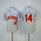 14 Pete Rose Stitched Baseball Jersey Color grey 1