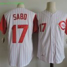 17 Chris Sabo Stitched Baseball Jersey Color while 1