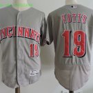19 Joey Votto Stitched Baseball Jersey Color grey 1