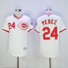 24 Tony Perez Stitched Baseball Jersey Color while 1