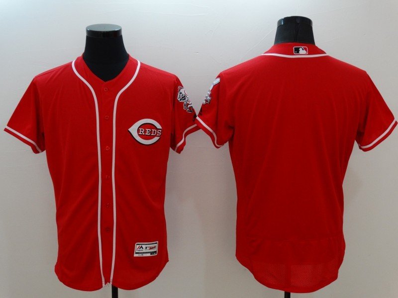 Cincinnati Reds blank&Acirc;&nbsp;Stitched Baseball Jersey Color red 1