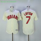 7 Kenny Lofton Stitched Baseball Jersey Color while 1