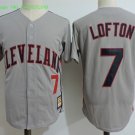 7 Kenny Lofton Stitched Baseball Jersey Color grey 1