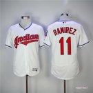 11 Jose Ramirez Stitched Baseball Jersey Color while 1