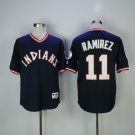 11 Jose Ramirez Stitched Baseball Jersey Color black 1