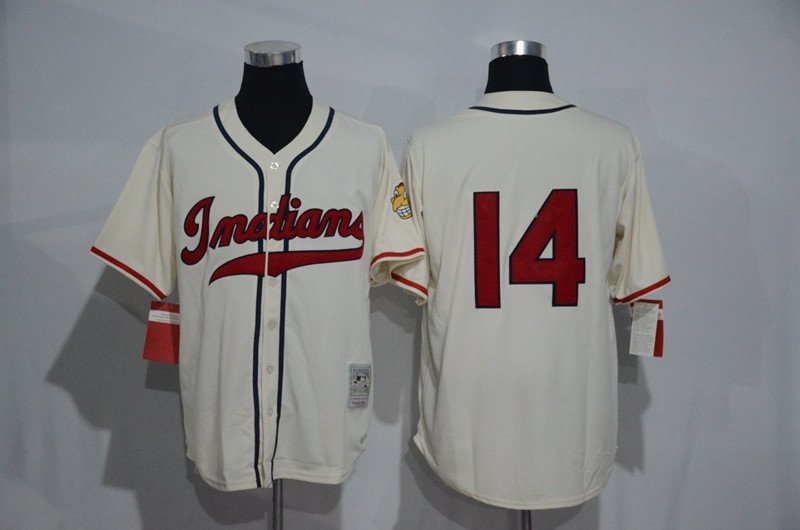 14 Larry Doby&Acirc;&nbsp;Stitched Baseball Jersey Color while 1