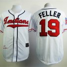 19 Bob Feller Stitched Baseball Jersey Color while 2