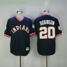20 Eddie Robinson Stitched Baseball Jersey Color black 1