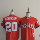 20 Eddie Robinson Stitched Baseball Jersey Color red 1