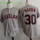 30 Tyler Naquin Stitched Baseball Jersey Color grey 1