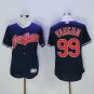 99 Rick Vaughn Stitched Baseball Jersey Color black 1