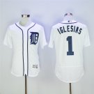 1 Jose Iglesias Stitched Baseball Jersey Color while 1