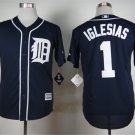 1 Jose Iglesias Stitched Baseball Jersey Color blue 1
