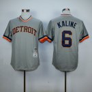 6 Al Kaline Stitched Baseball Jersey Color grey 1