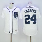 24 Miguel Cabrera Stitched Baseball Jersey Color while 1