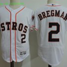 2 Alex Bregman Stitched Baseball Jersey Color while 1