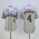 4 George Springer Stitched Baseball Jersey Color grey 1