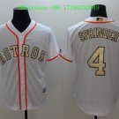 4 George Springer Stitched Baseball Jersey Color while 1