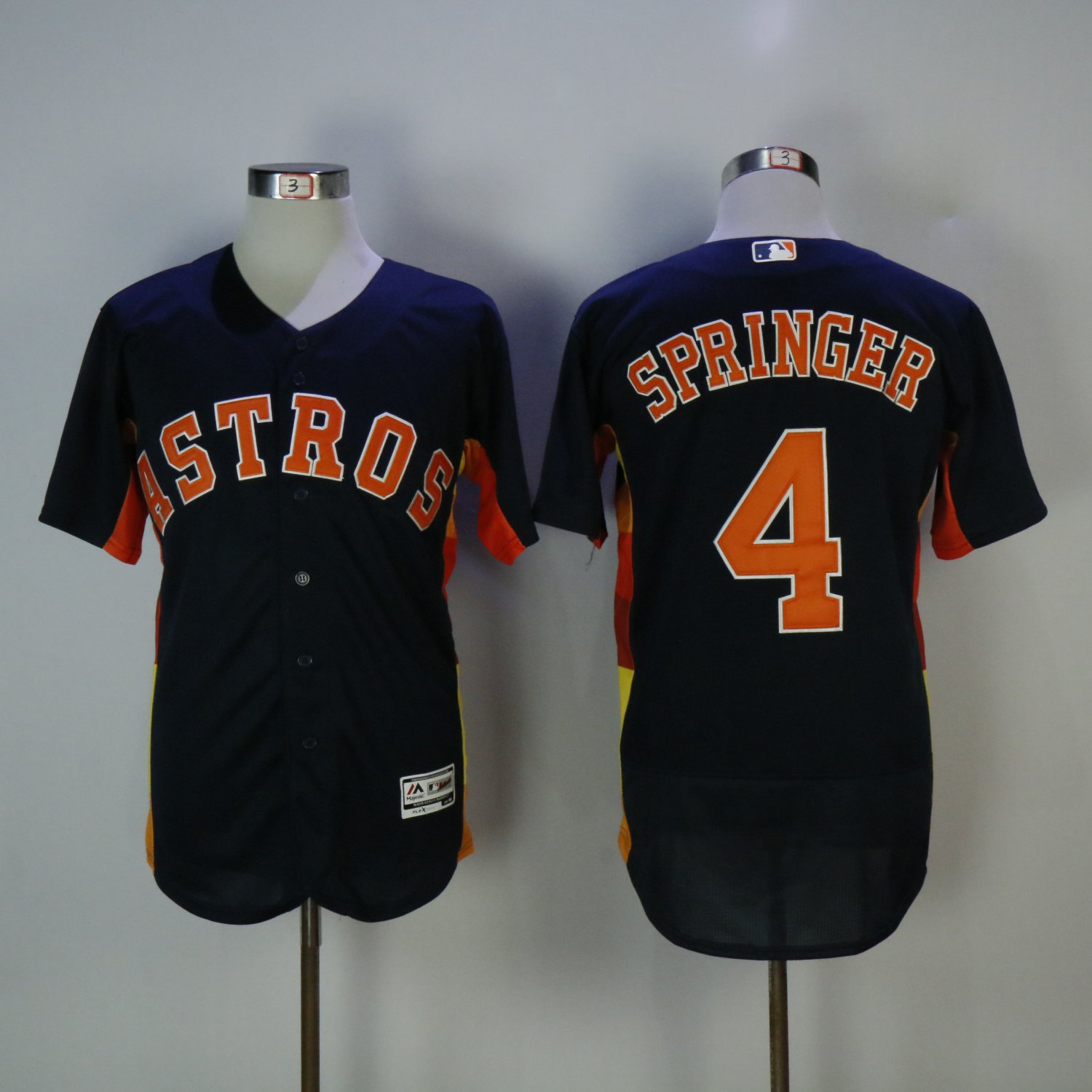 4 George Springer Stitched Baseball Jersey Color black 1