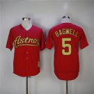 5 Jeff Bagwell Stitched Baseball Jersey Color red 1