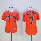 7 Craig Biggio Stitched Baseball Jersey Color orange 1