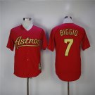7 Craig Biggio Stitched Baseball Jersey Color red 1