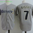 7 Craig Biggio Stitched Baseball Jersey Color grey 2