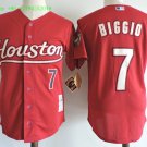 7 Craig Biggio Stitched Baseball Jersey Color red 2