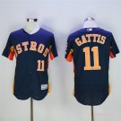 11 Evan Gattis Stitched Baseball Jersey Color black 1
