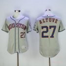 27 Jose Altuve Stitched Baseball Jersey Color grey 1