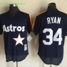 34 Nolan Ryan Stitched Baseball Jersey Color blue 1