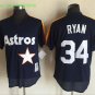 34 Nolan Ryan Stitched Baseball Jersey Color blue 1