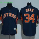 34 Nolan Ryan Stitched Baseball Jersey Color blue 2