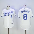  8 Mike Moustakas Stitched Baseball Jersey Color while 1