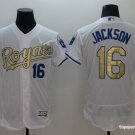 16 Bo Jackson Stitched Baseball Jersey Color while 3