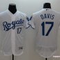 17 Wade Davis Stitched Baseball Jersey Color while 1