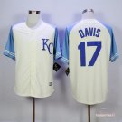 17 Wade Davis Stitched Baseball Jersey Color while 2