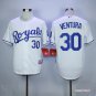 30 Yordano Ventura Stitched Baseball Jersey Color while 2