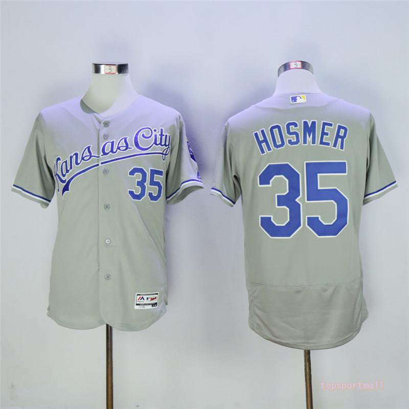 35 Eric Hosmer&Acirc;&nbsp;Stitched Baseball Jersey Color grey 1