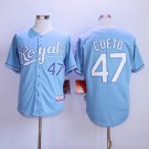 47 Johnny Cueto Stitched Baseball Jersey Color blue 1