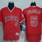  5 Albert Pujols Stitched Baseball Jersey Color red 1