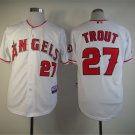 27 Mike Trout Stitched Baseball Jersey Color while 1