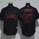27 Mike Trout Stitched Baseball Jersey Color black 2
