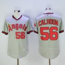 56 Kole Calhoun Stitched Baseball Jersey Color grey 1