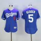 5 Corey Seager Stitched Baseball Jersey Color blue 1