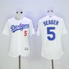 5 Corey Seager Stitched Baseball Jersey Color while 1