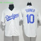 10 Justin Turner Stitched Baseball Jersey Color while 1